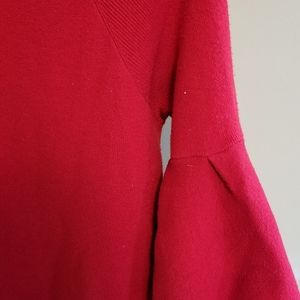 Anthropologie Moth Red Sweater Dress sz M